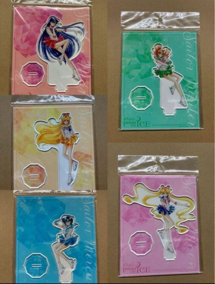 セーラームーン　アイスショー　限定グッズ 描き下ろし原画　アクスタ　全5種
