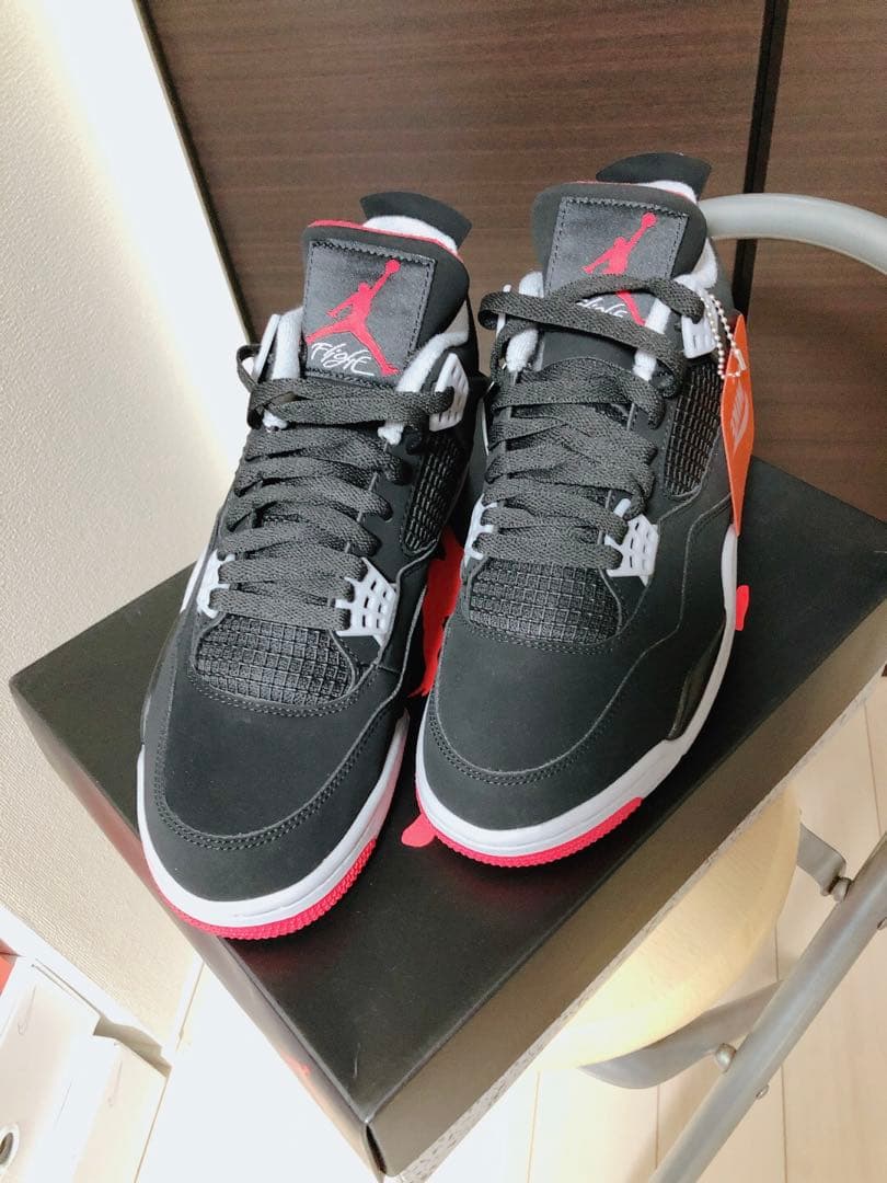 【新品未使用】AIR JORDAN 4 RETRO ブレッド2019