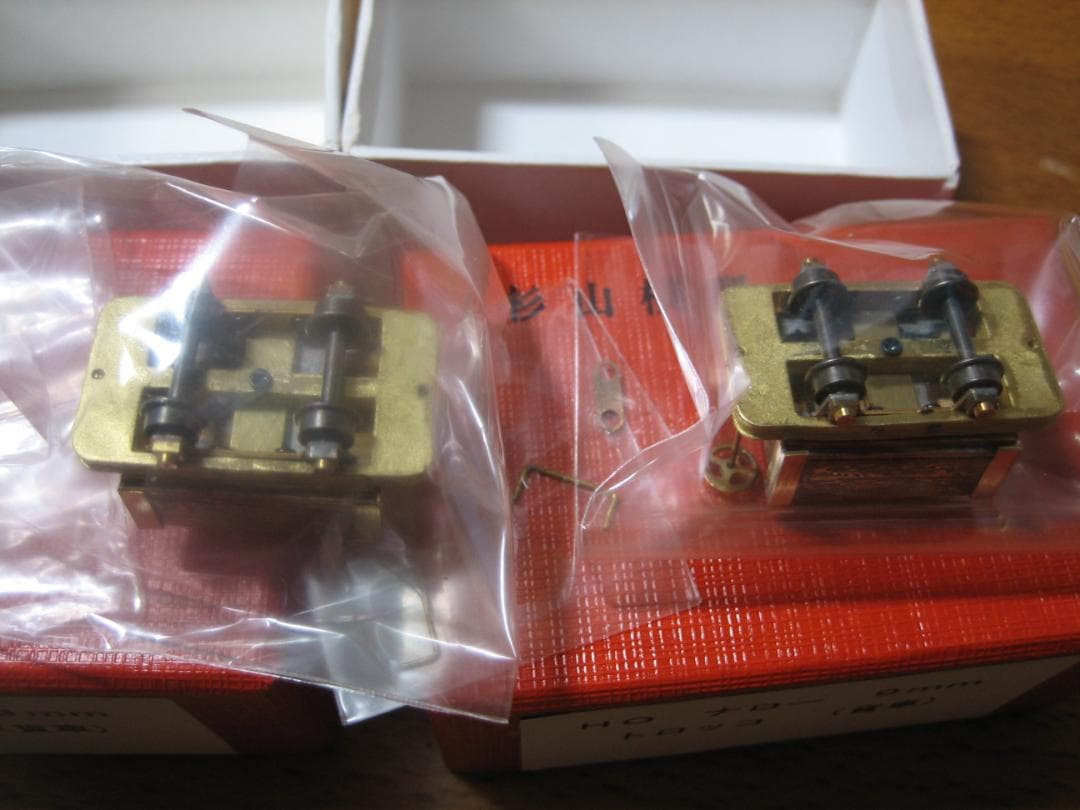 HOナロー／杉山模型／箱型鉱車 完成品／２輌セット／真鍮製