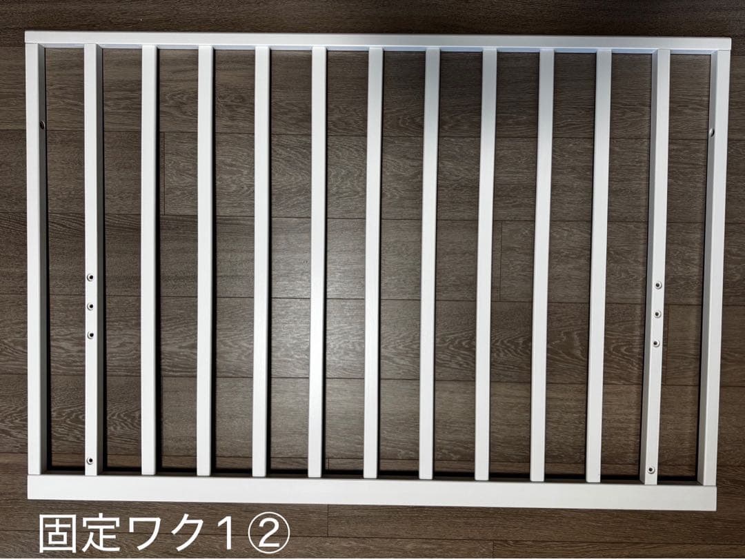 【ぺっぺ】KATOJIハイポジションベビーベッドアーチ（ホワイト）