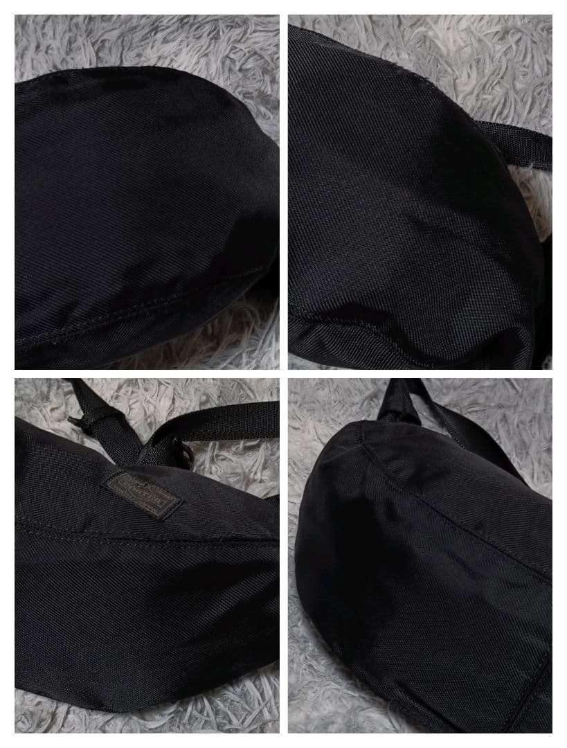 ポーター ハーフムーン ショルダーバッグ PORTER 黒 三日月