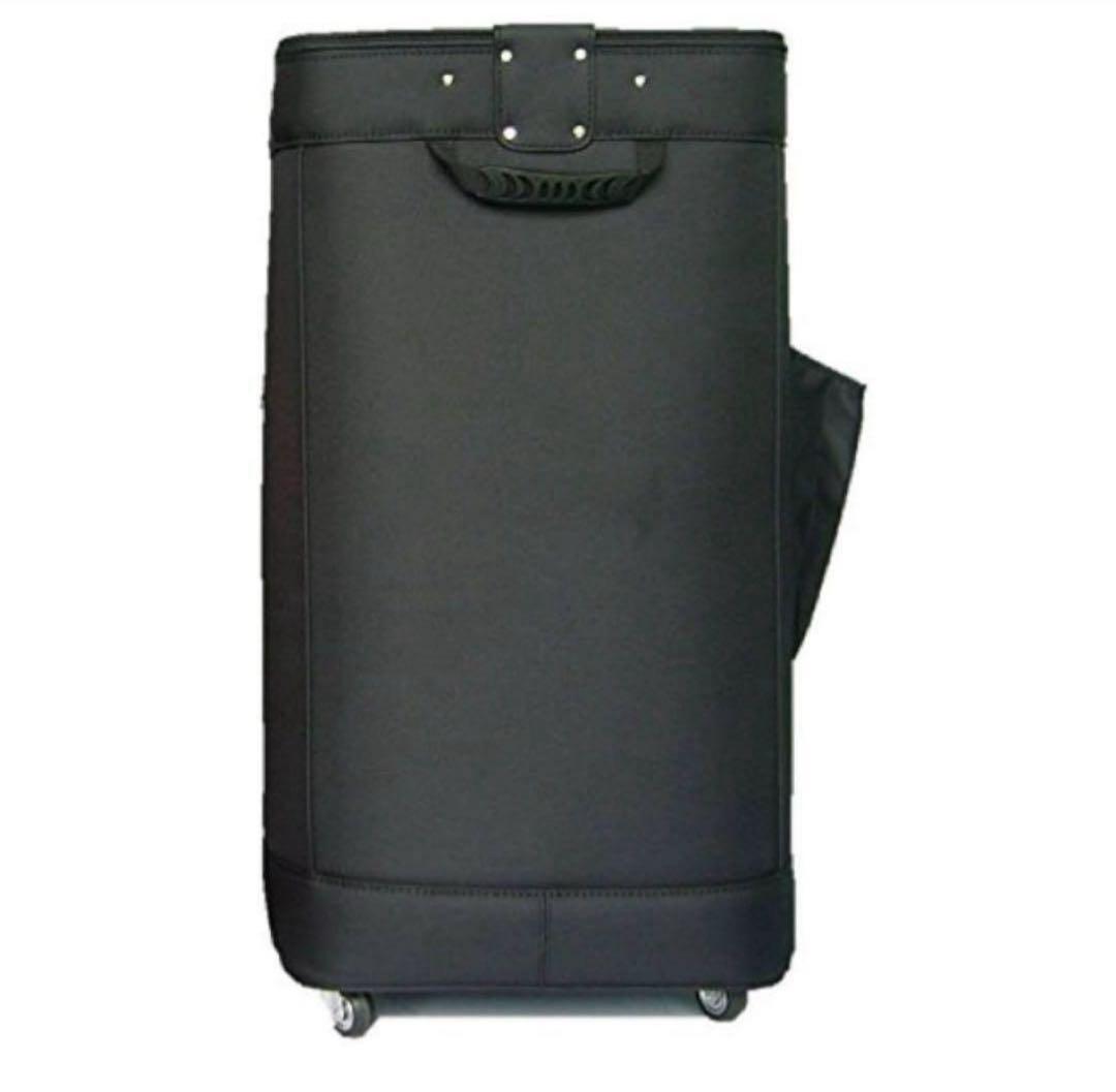 キャスター付き ゴルフクラブ収納バッグ 【ブラック】