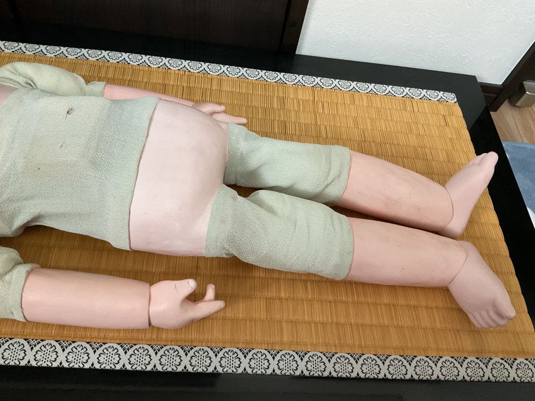 明治時代　明治抱き人形　抱き人形　超大型78㎝　雛人形　ひな人形　市松人形