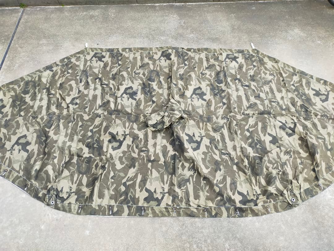 トルコ軍 山岳部隊用 軍幕 シェルターハーフ ２枚セット パップテント ⑤⑥