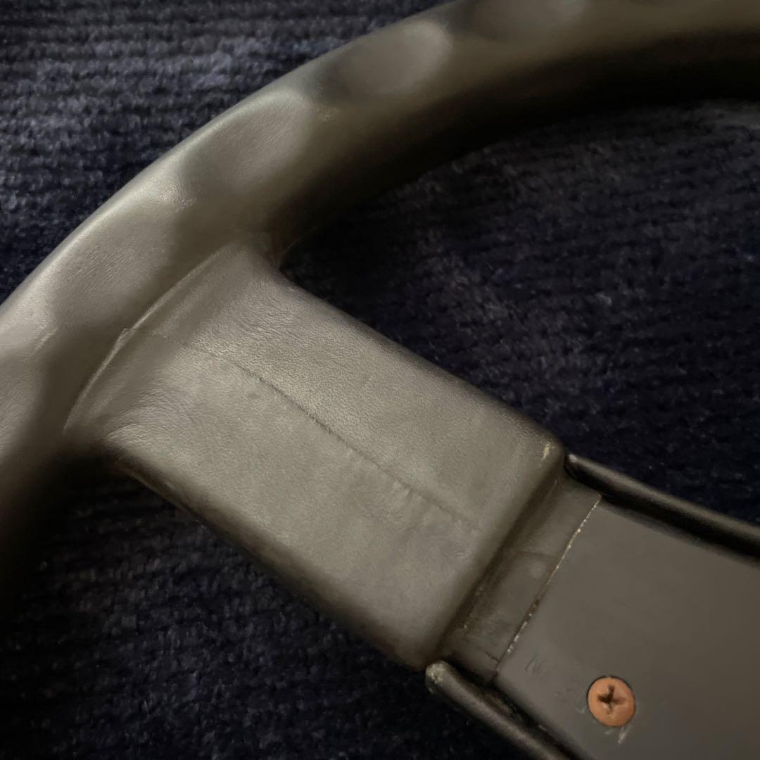 ELEGANZA ステアリング 3本スポーク ブラック　イタリア製