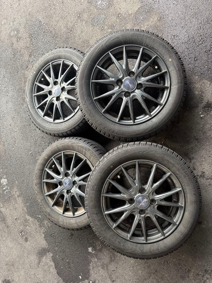 ブリヂストン 155/65R14 タイヤ ホイールセット 14インチ