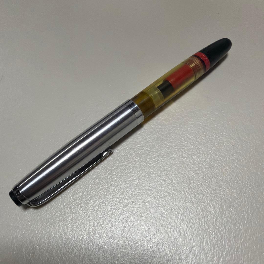 ロットリング rotling ティク tiku 銀キャップ 透明軸