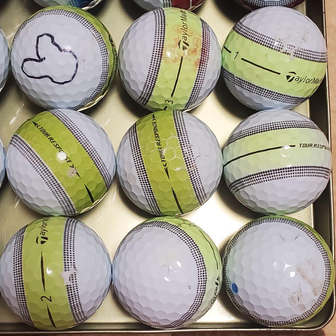 テーラーメイドロストボール年式種類混合 練習用 82個