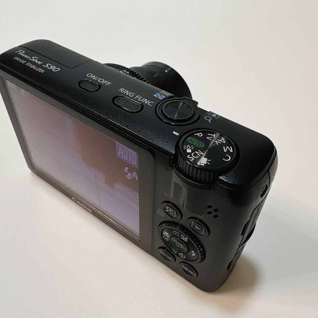 ✨良品✨ キャノン PowerShot S90 コンデジ デジカメ 付属品完備