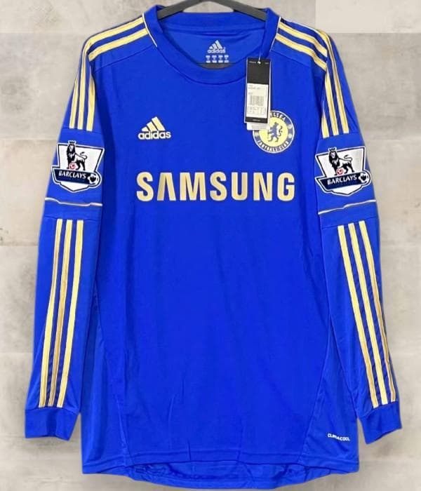 FCチェルシー 12/13 ホーム 17番 アザール 長袖 ユニフォーム