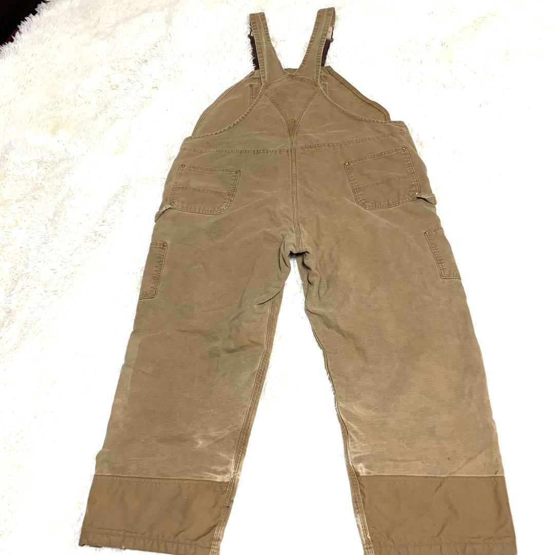 カーハート　ダブルニー　ダックオーバーオール　裏キルティング　54×32