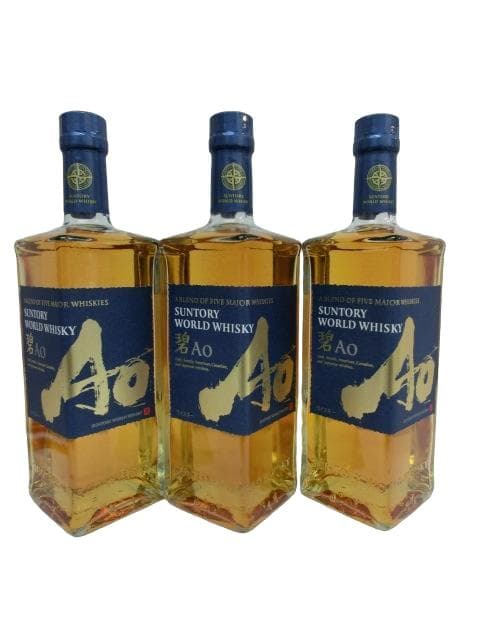 SUNTORY 碧 AO 700 ml ウイスキー 角瓶 3本セット
