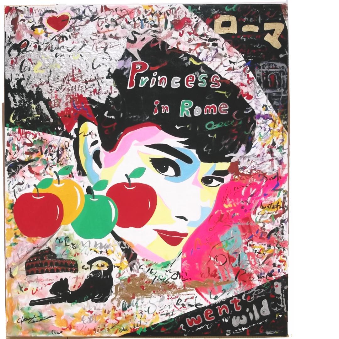 カブリオレ　真作保証　クリア・クリムゾン「Roman Holiday」