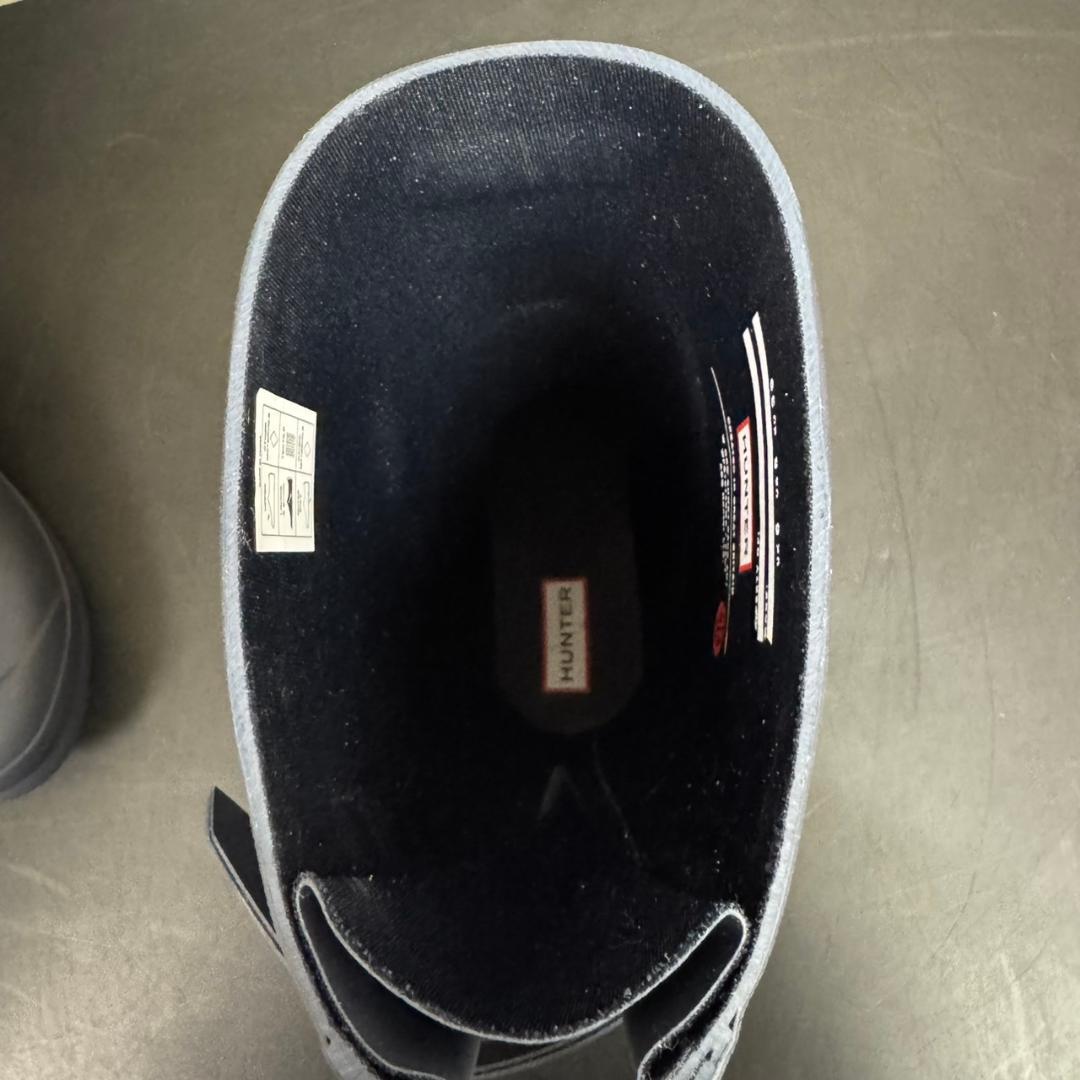☆未使用　HUNTER　レインブーツ　ショート バック アジャスタブル　UK6