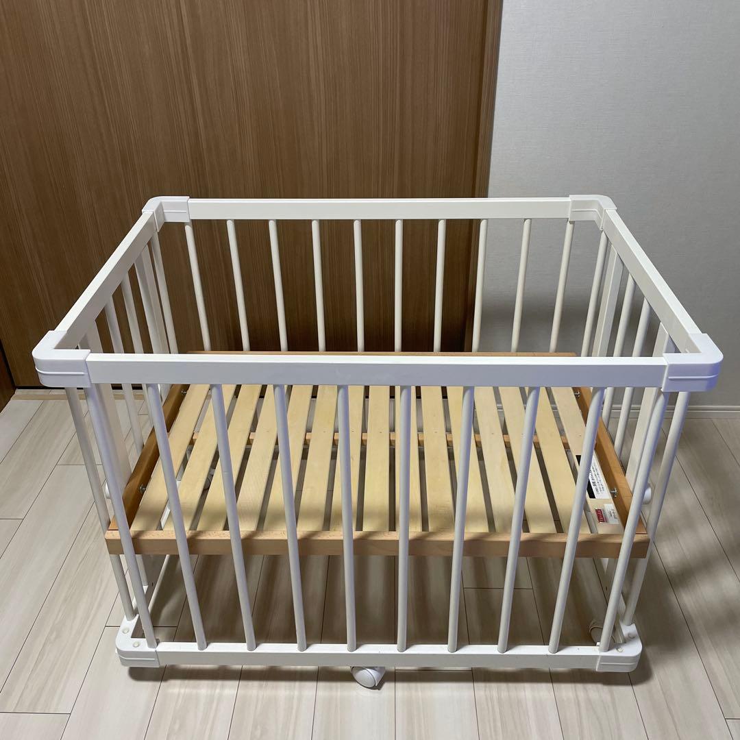 ベビーベッド 木製ファルスカミニジョイントベッド