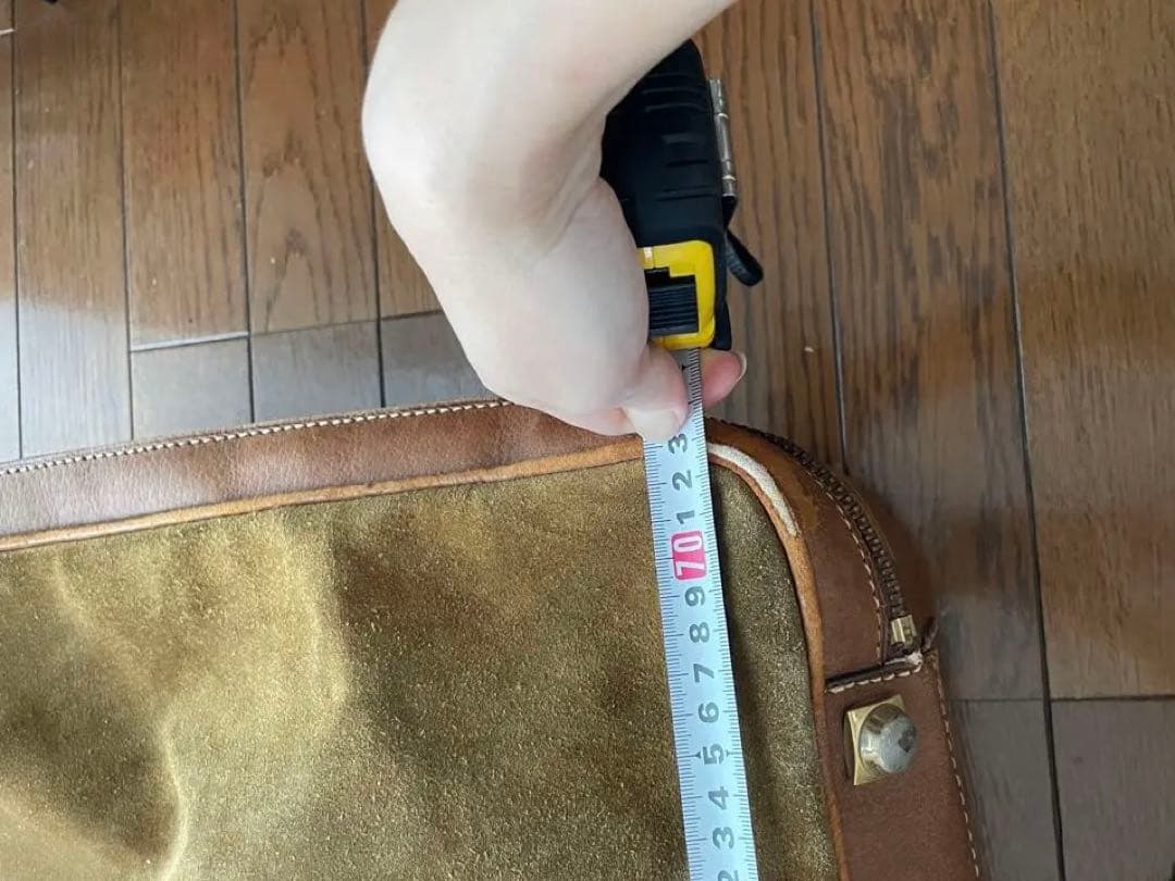 Gucci ボストンバッグ スエード ベージュ 大型