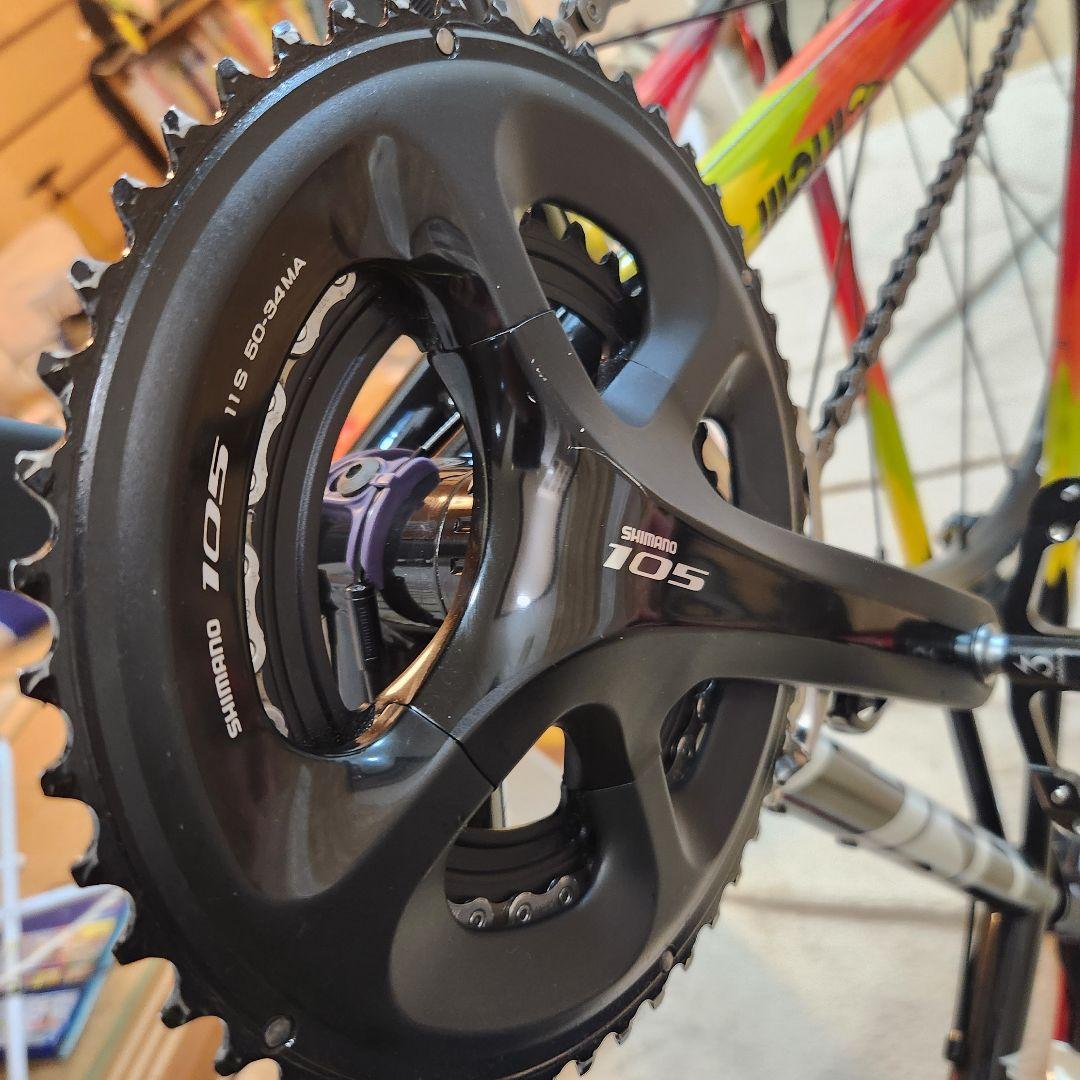 引き取りのみ　VIGORELLI ロードバイク 105 クロモリフレーム