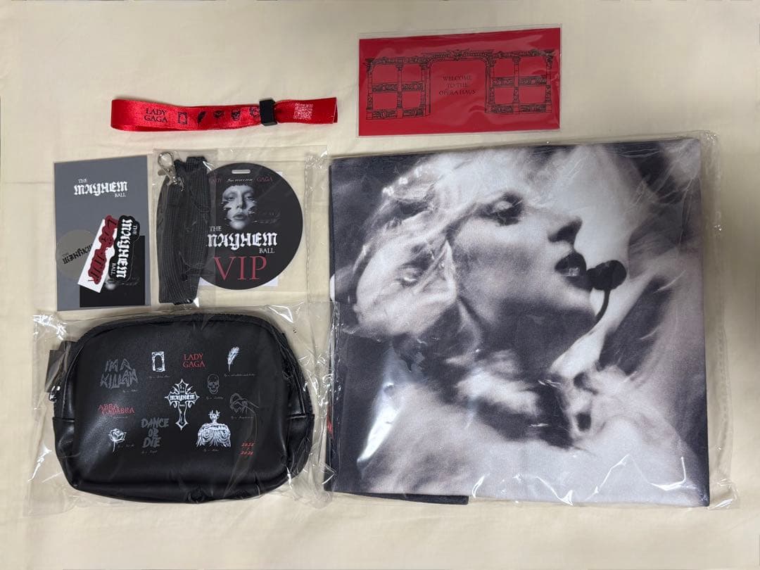 Lady Gaga Mayhem Ball VIP GOLD グッズ