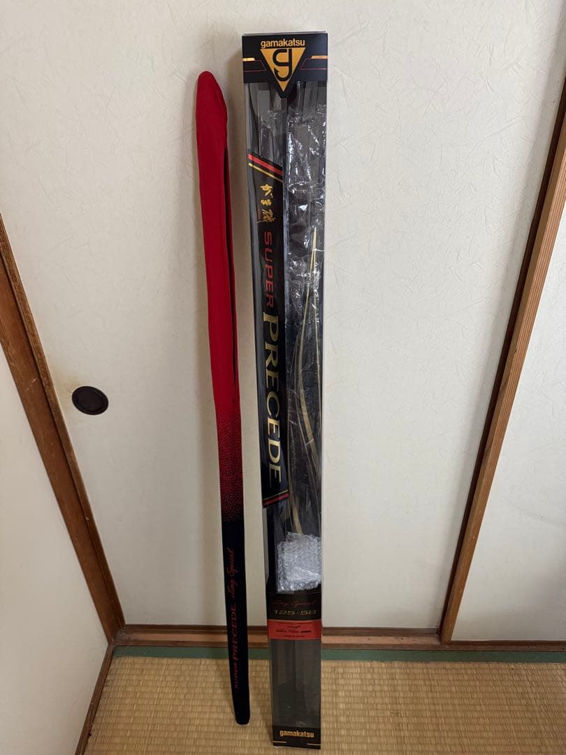 がまかつ スーパープレシード ロングスペシャル 125-58 ほぼ未使用品です