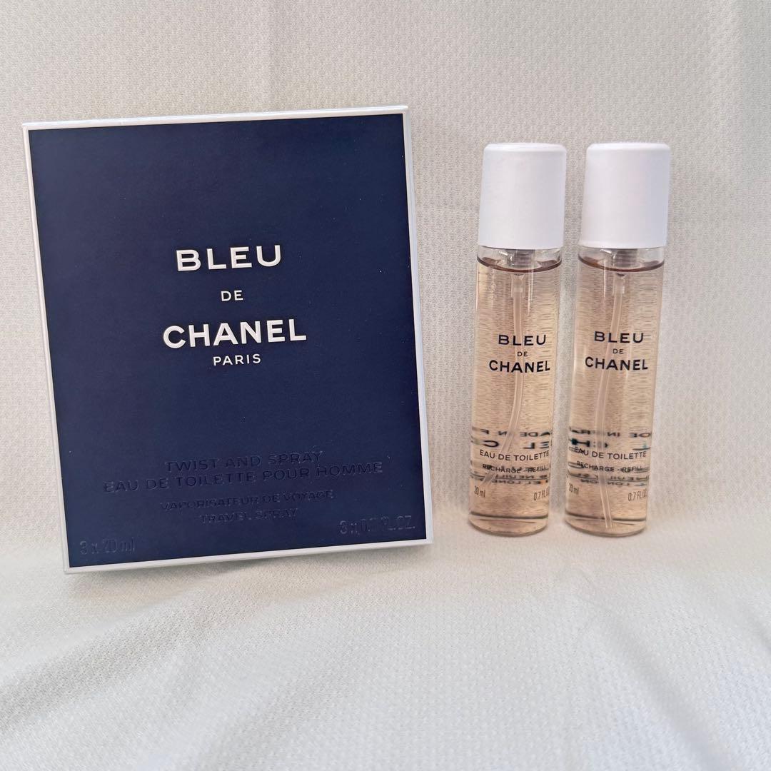 リフィルのみ ブルードゥシャネル オードトワレ トラベルスプレー 20ml 2本