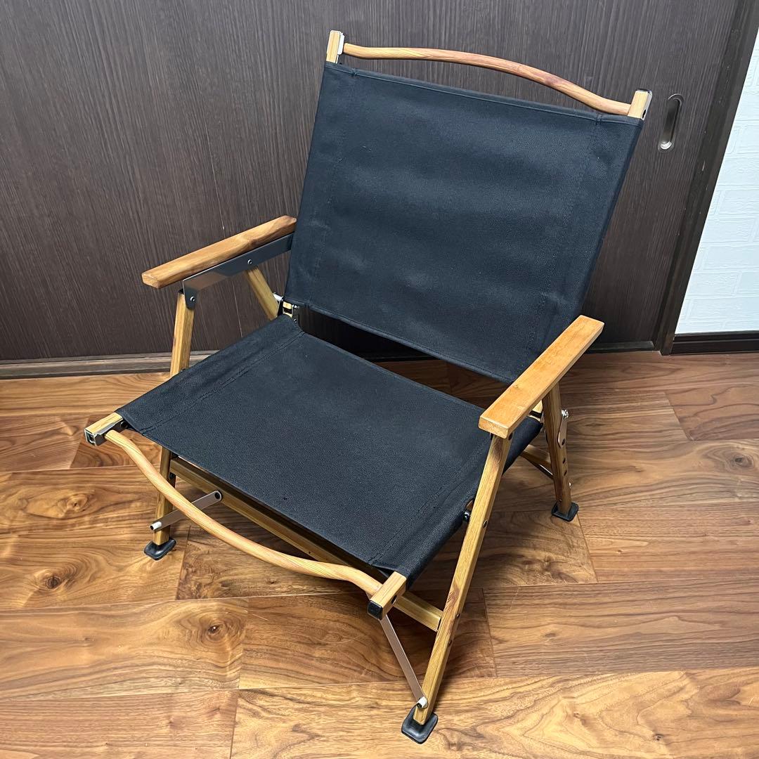 GROUSE グラウス アウトドアチェア キャンプチェア ローチェア ブラック