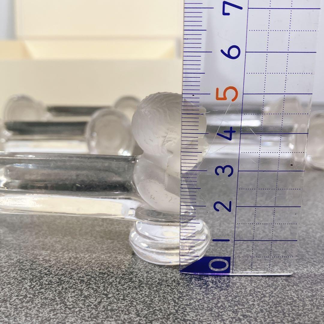 オールドバカラ enfant 子ども胸像 カトラリーレスト 6客 1916年