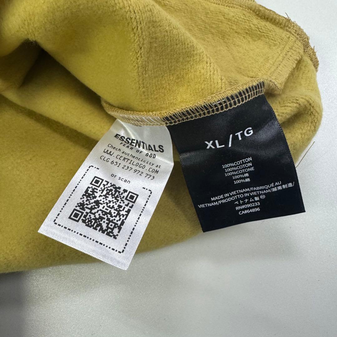 【Fear of God】ESSENTIALS スウェット　トレーナー
