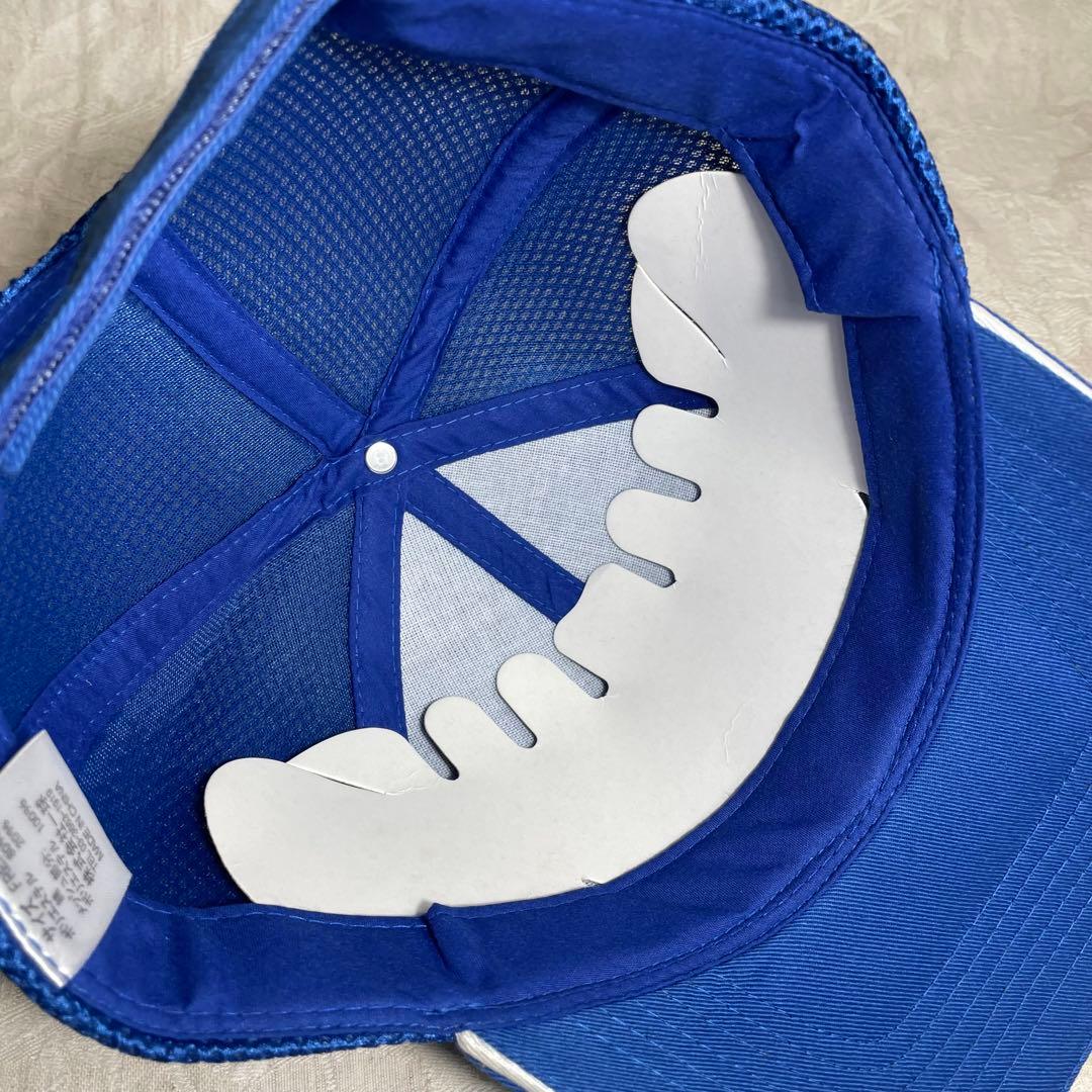 未使用！ 横浜ベイスターズ キャップ 旧ロゴ β ベータ ロイヤル青