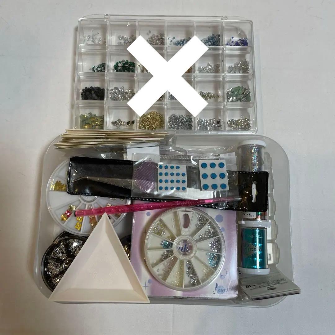 ネイルアート用品　ネイルパーツ　ラインストーン　セット　まとめ売り