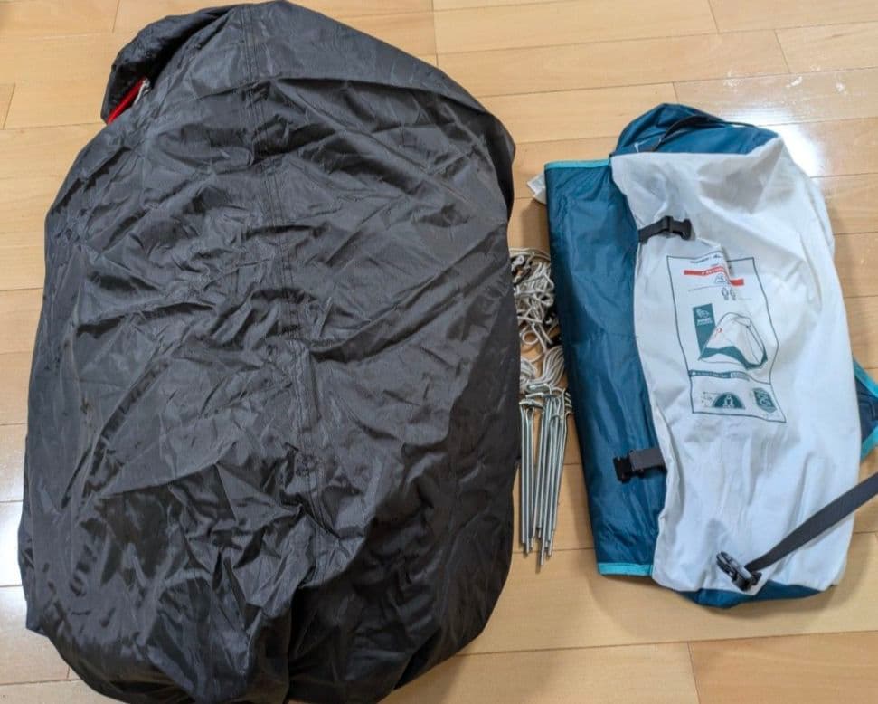 QUECHUA テント 2 SECONDS EASY FRESH&BLACK