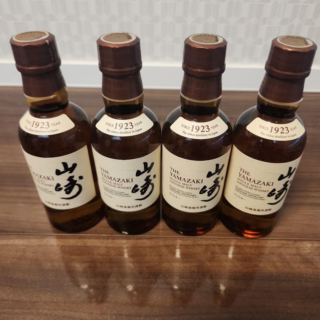 サントリー シングルモルトウイスキー 山崎 180ml ×4本