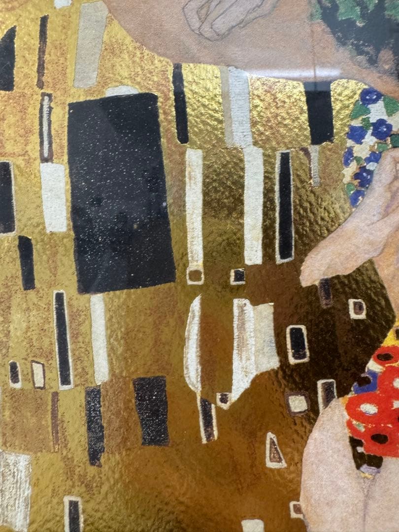 クリムト　グスタフ・クリムト　接吻 インテリア　絵画