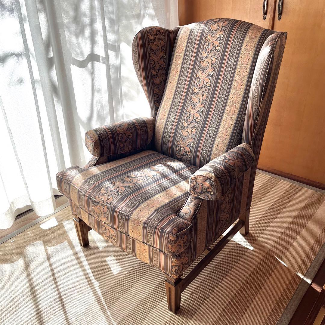 た64【美品】カリモク domani 1人掛けソファ アームチェア ドマーニ