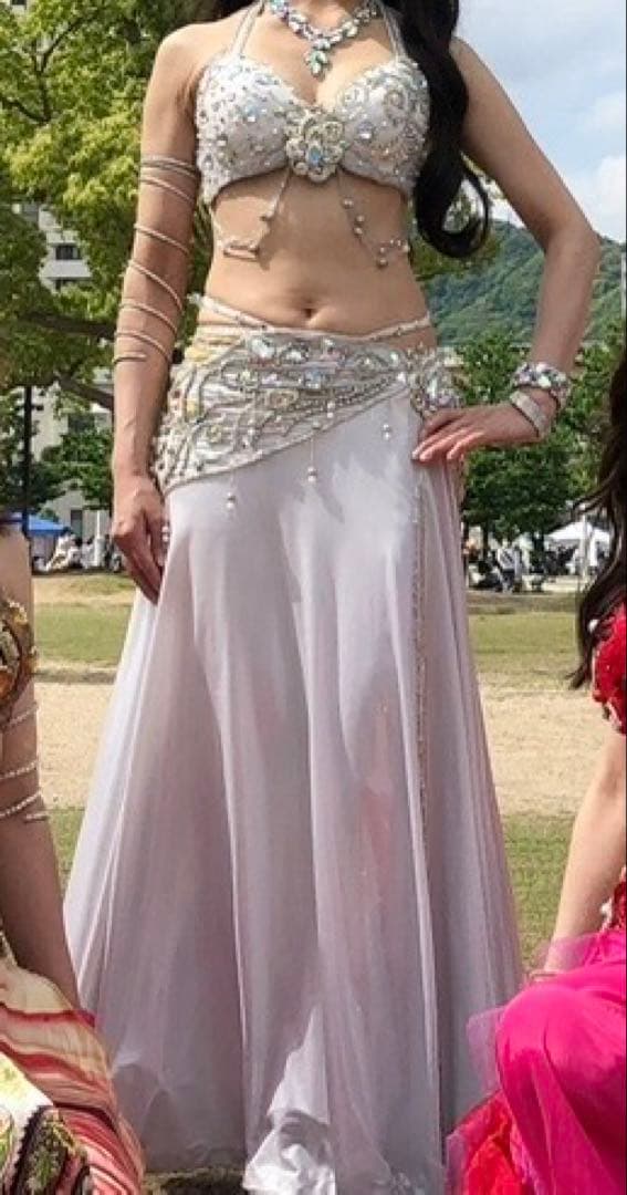 ベリーダンス衣装 fig シルバー オリエンタル エジプシャン