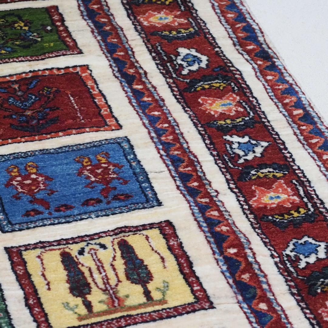 ゾランヴァリ　ギャッベ（中判）ルリバフ　174×119ｃｍ