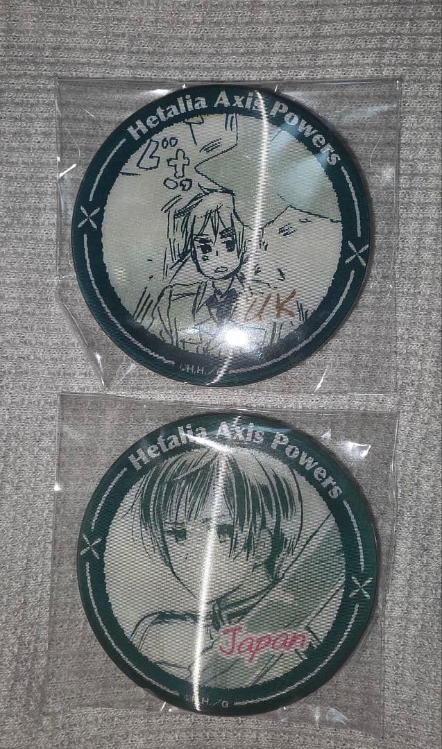 チェンジング缶バッジ ヘタリア 4点セット