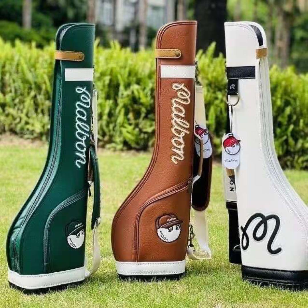 マルボン ゴルフ クラブケース ハーフケース malbon キャディバッグ 3色