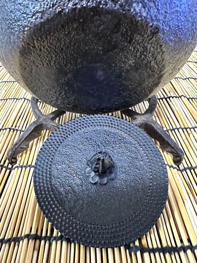 未使用品、供箱等付属品付　南部三厳堂造　１５型アラレ　summer様　売約済み