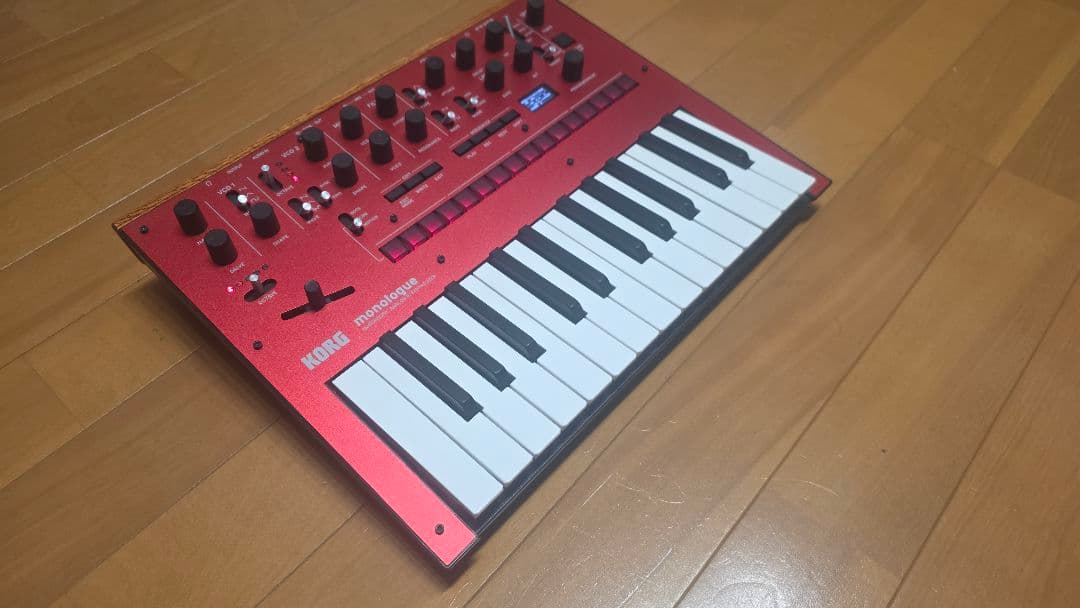 KORG monologue アナログシンセサイザー 25鍵 レッド