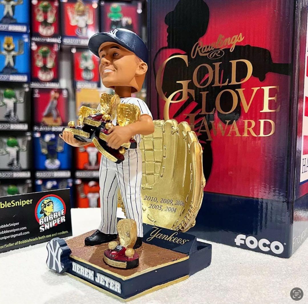 Derek Jeter ゴールドグラブ賞 ボブルヘッド
