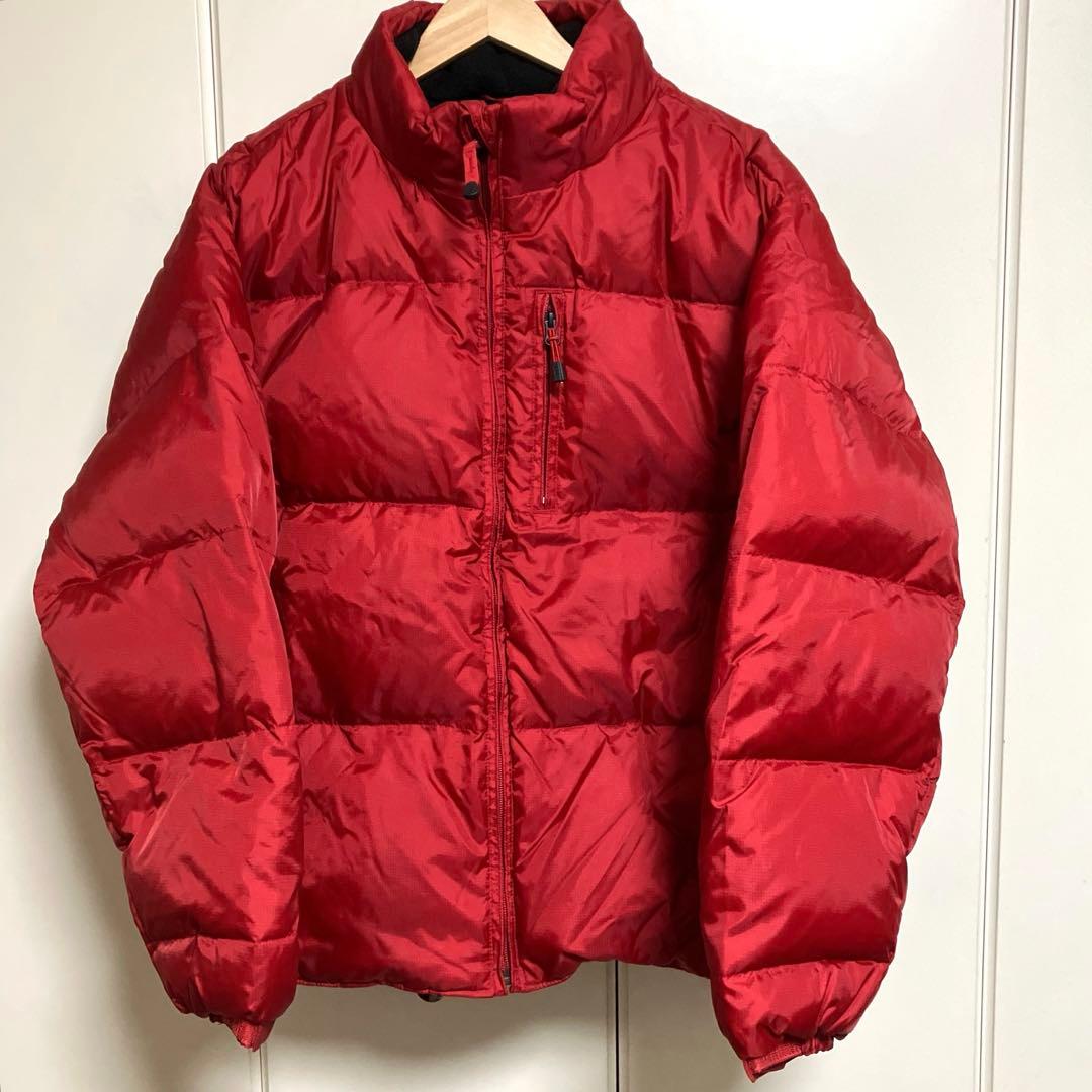 GAP ダウンジャケット164879　Lサイズ RED 裏フリース