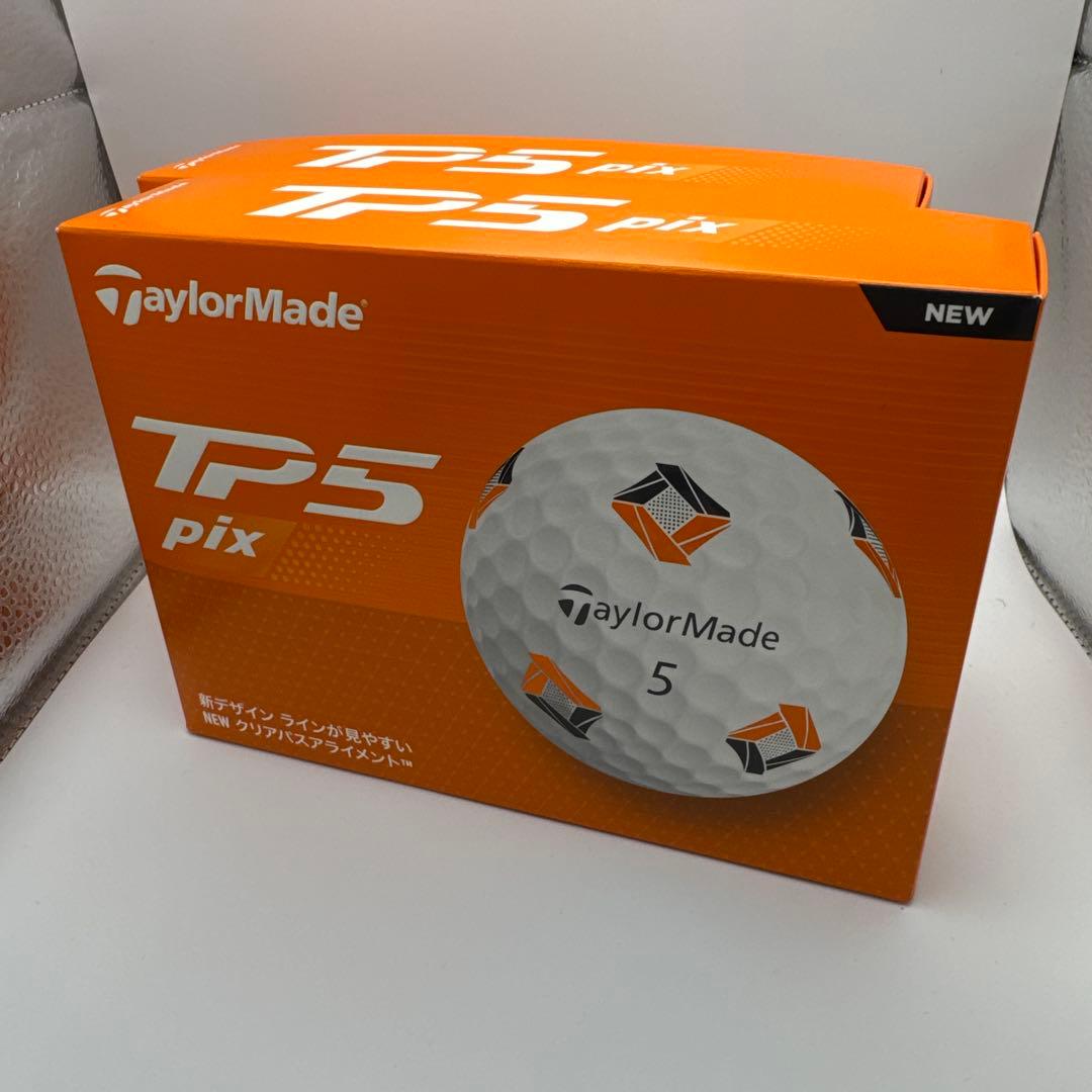 【新品・未使用】TaylorMade TP5 pix ゴルフボール2ダースセット