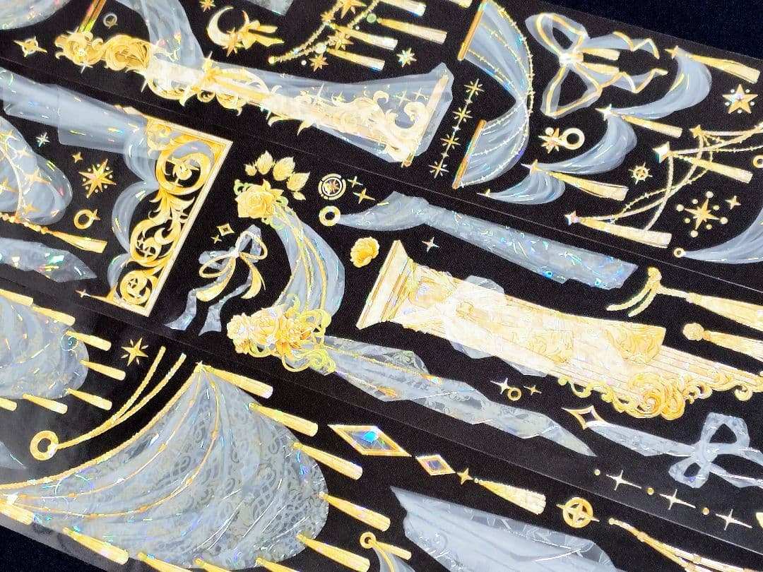 切売 1226★ 海外 マスキングテープ マステ PET 装飾 カーテン 贝壳光