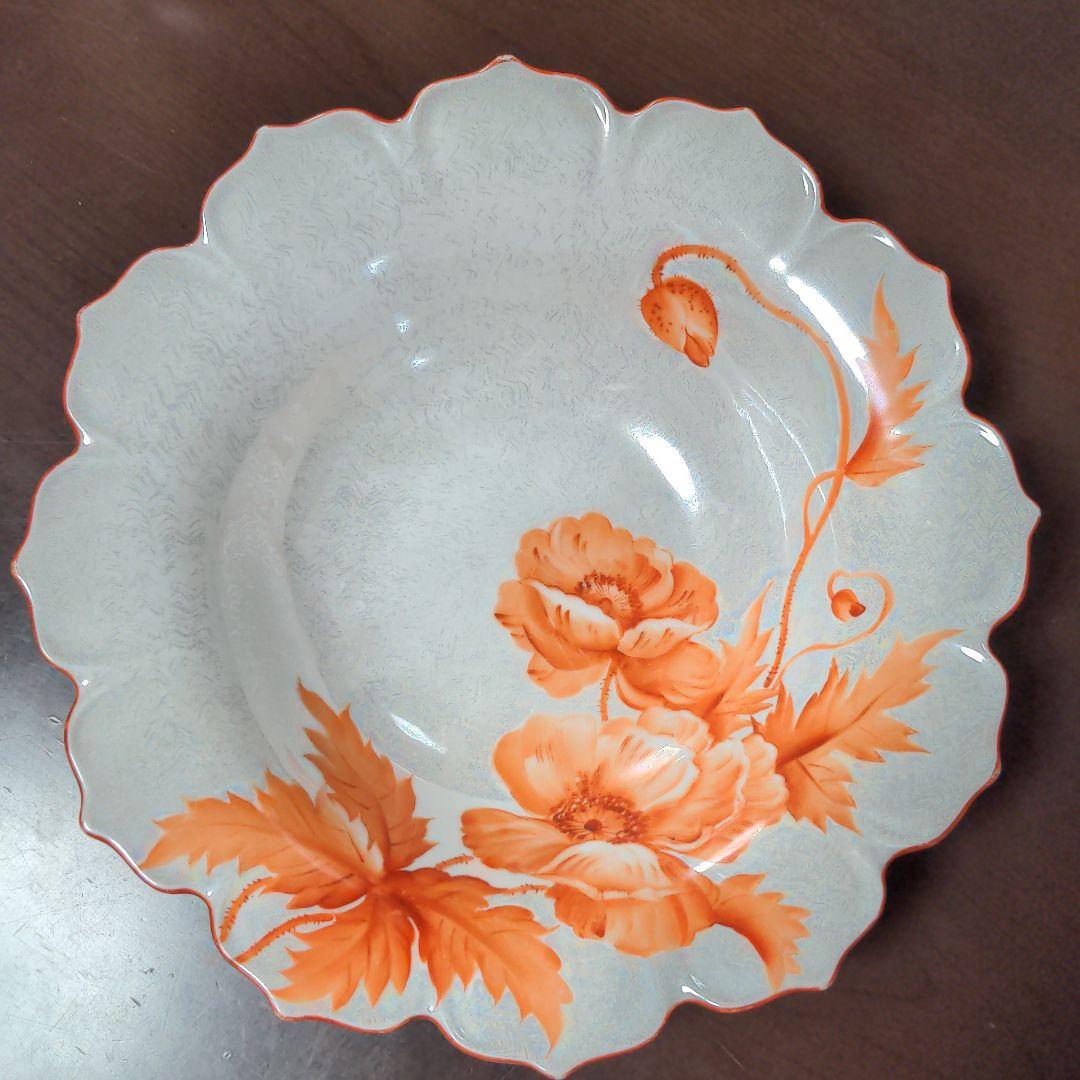 レア！　美品！　オールドノリタケ皿　花型
