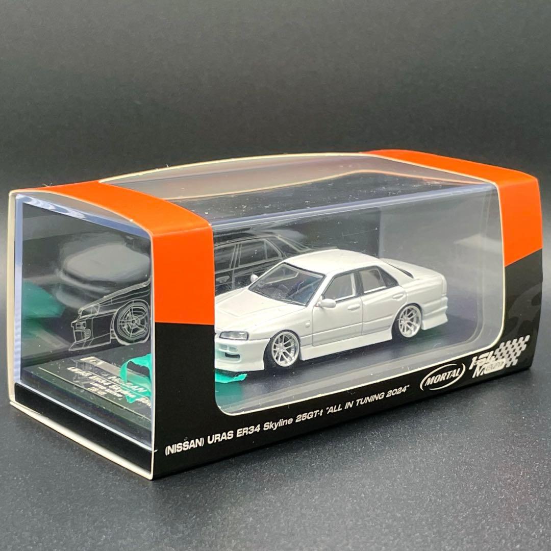 1/64 URAS 日産 skyline er34 25GT-t 限定499台