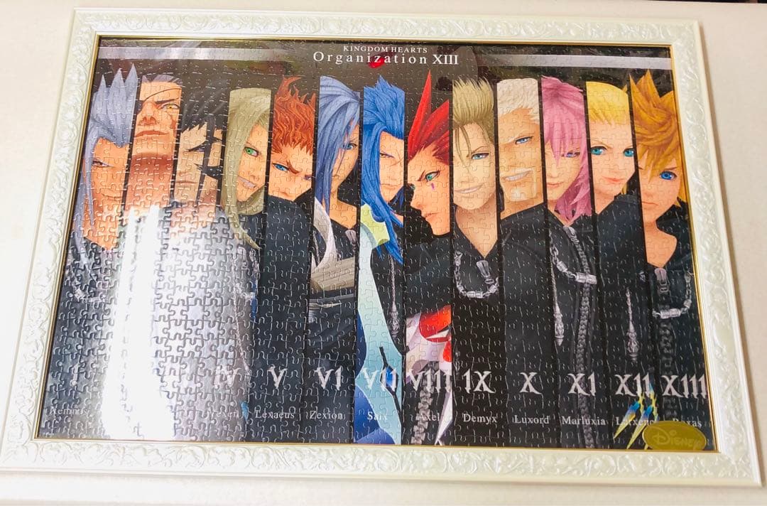 キングダムハーツ ジグソーパズル XIII機関 1000ピース　完成品