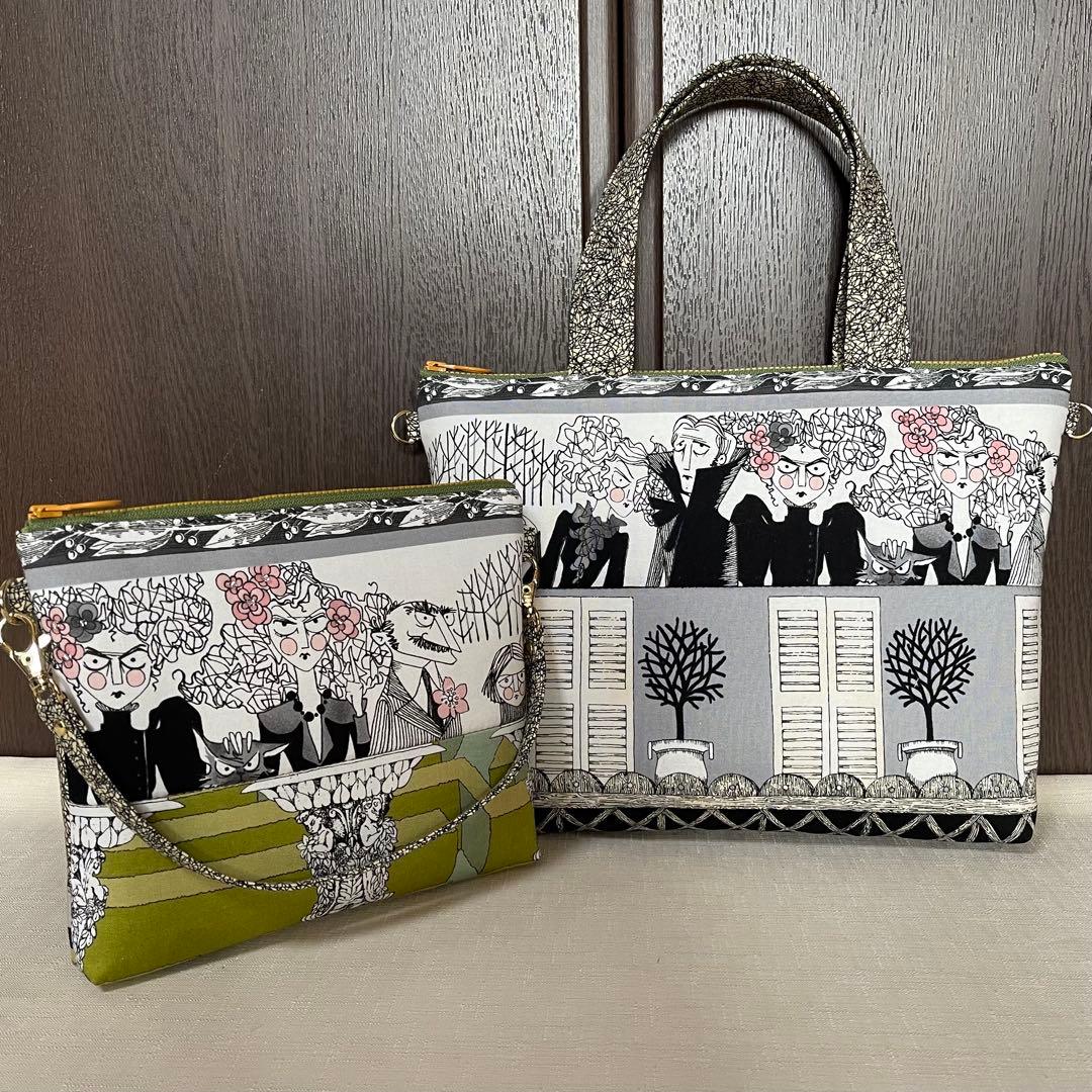 ♡ ガストリー　グラウンズで2個♡ハンドメイド　アレキサンダーヘンリー