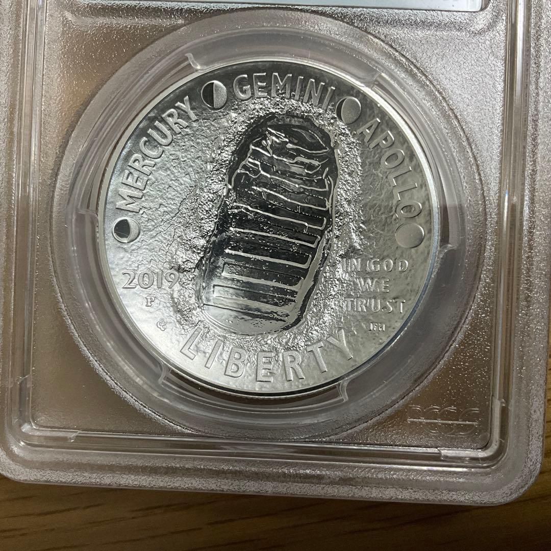 希少！シルバー イーグル2019-P PR69DCAM アポロ11 50th
