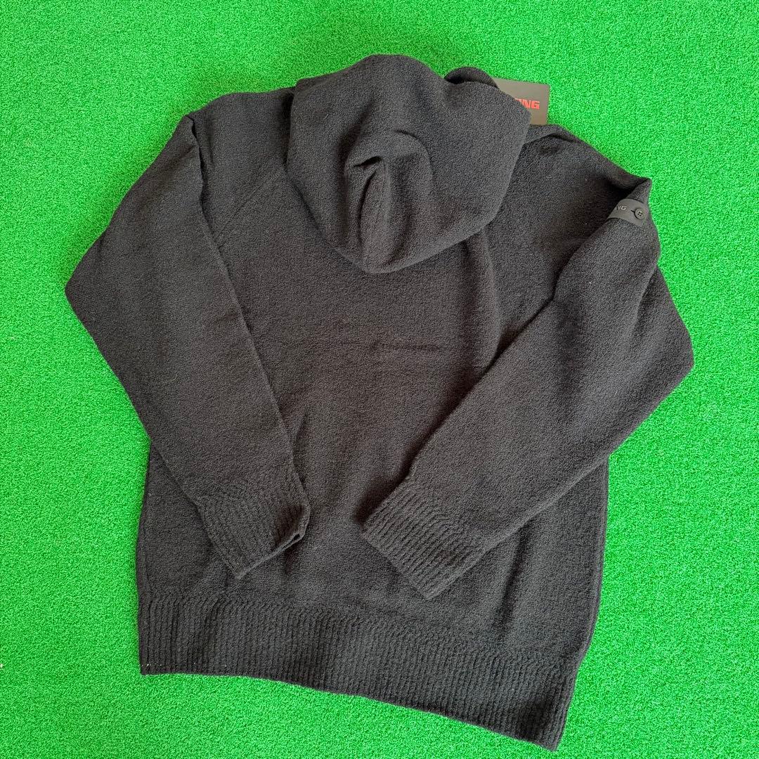 ブリーフィング BRIEFING ホリデー B ロゴ ニット HOL フーディー