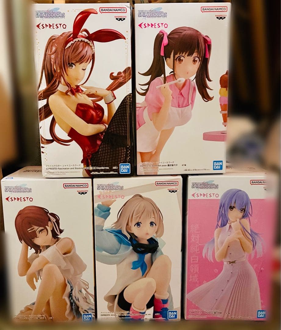 アイドルマスターシャイニーカラーズ/有栖川夏葉・園田智代子等/5体セット/未開封